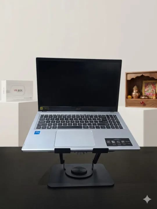 Laptop Stand metal body 360 rotaing Portable - image 5