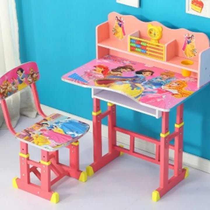 Height Adjustable Study Table With Chair - image 3
