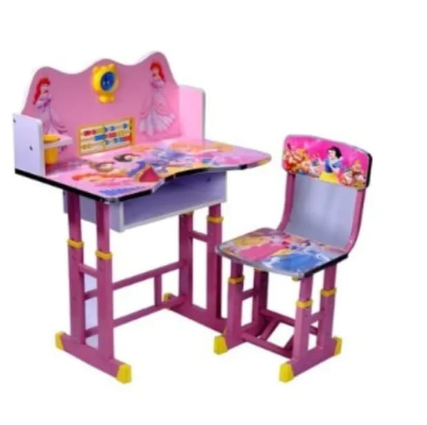 Height Adjustable Study Table With Chair - image 1