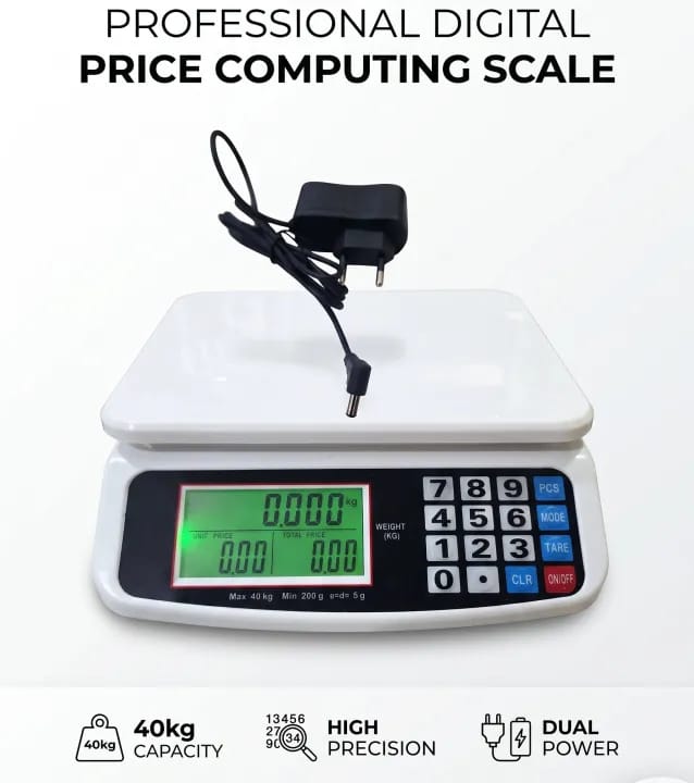 30KG/1g Electronic Scale, Precision Platform Scale, LED Diaplay - image 1