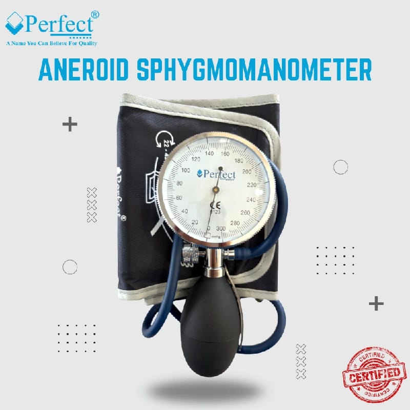 Perfect Aneroid Sphygmomanometer Premium Blood Pressure Ultra With 2 Years Warranty Big Dial Single Pipe - image 2