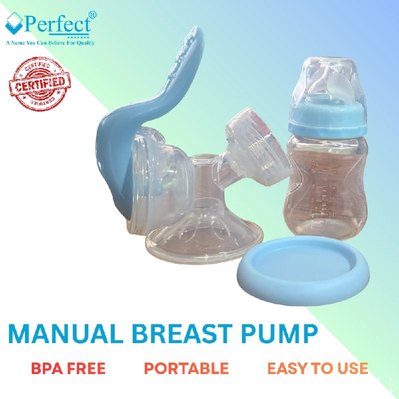 Perfect Manual Breast Pump With Collector BPA Free Portable Easy To Use - image 1