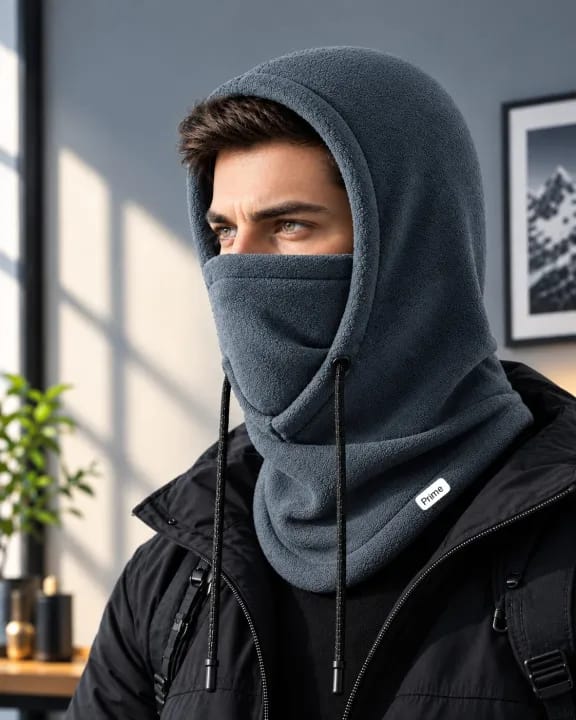 NEW Unisex Winter Fleece Tactical Cap with Full Face & Neck Warmer Mask – Windproof Thermal Balaclava Hat for Biking, Skiing, Hiking & Motorcycling - image 1