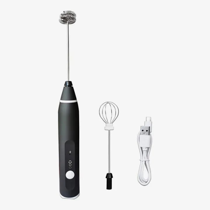 Milk Frother Handheld for Coffee, Electric Hand Foamer Blender for Drink Mixer - image 2