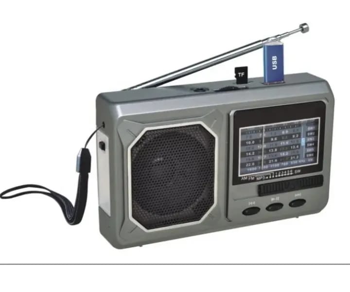 Rechargeable FM AM Radio | USB Card Music Player | Portable Radio for Home, Travel & Outdoor Use - image 2