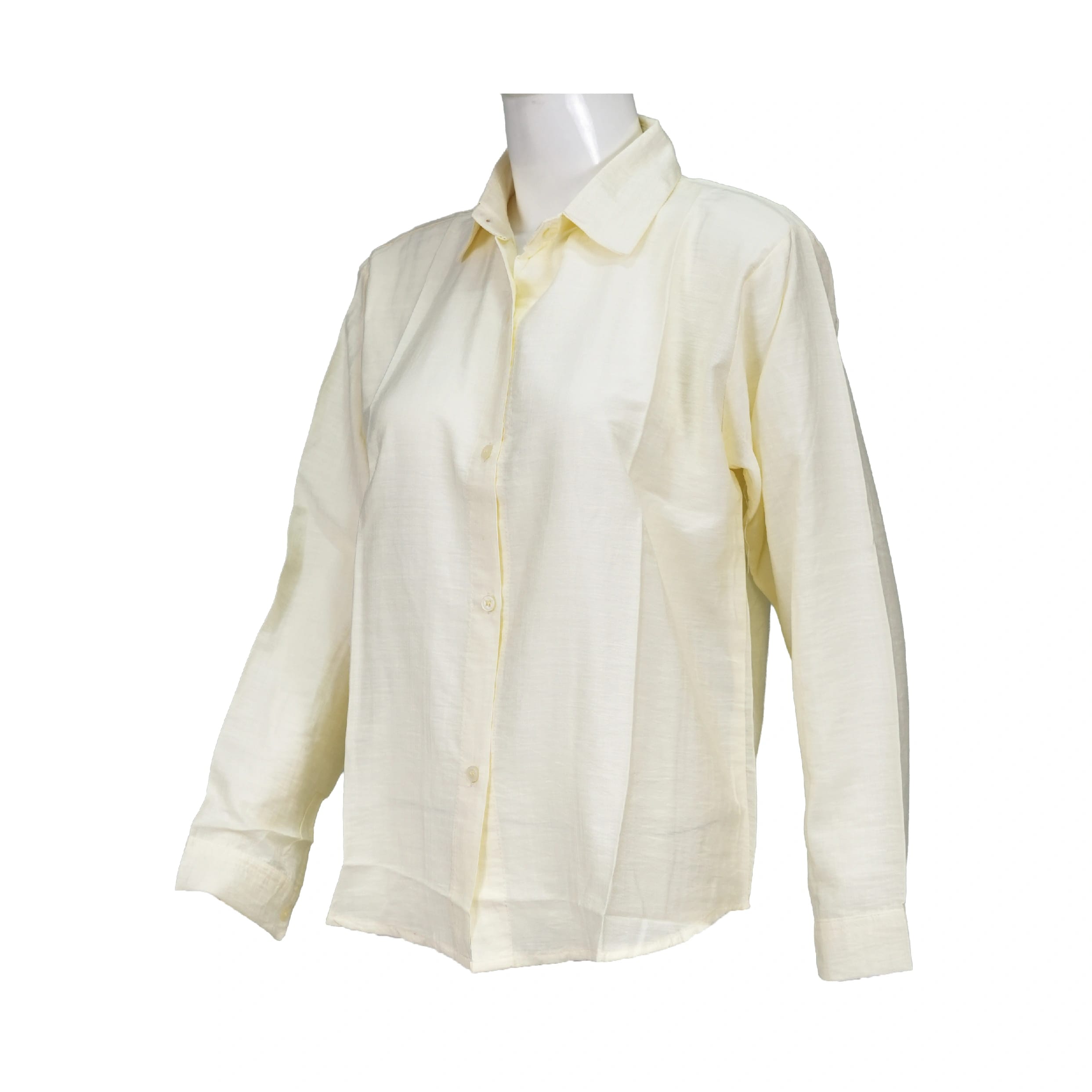 Thai Imported Georgette Long Shirt For Women (White) - image 3