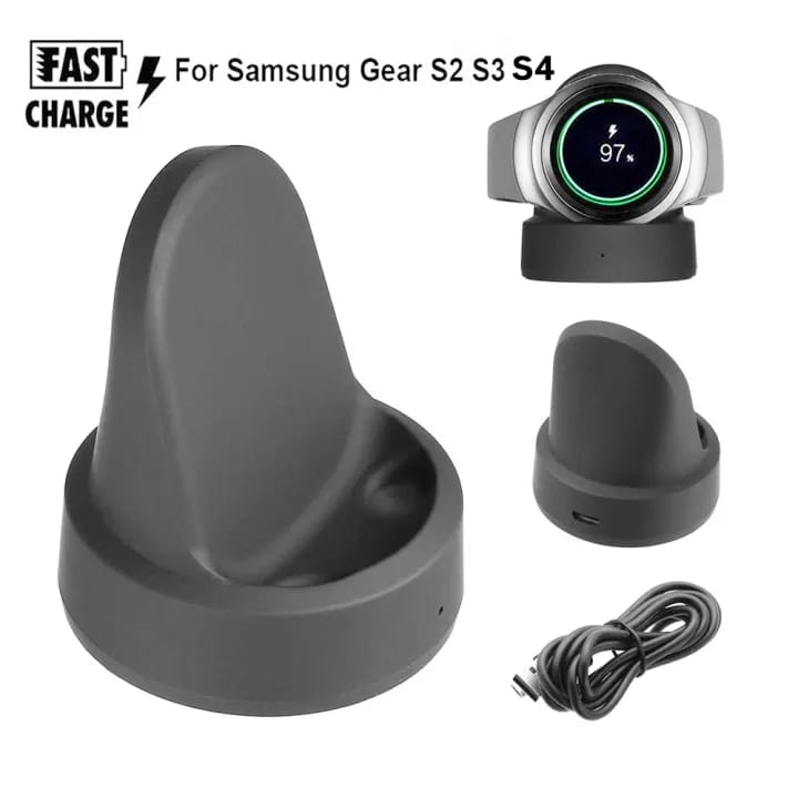 Wireless Charger For Samsung Gear S4, S3 Classic/Frontier, Gear S2, Gear S2 Classic Smart Watch - image 1