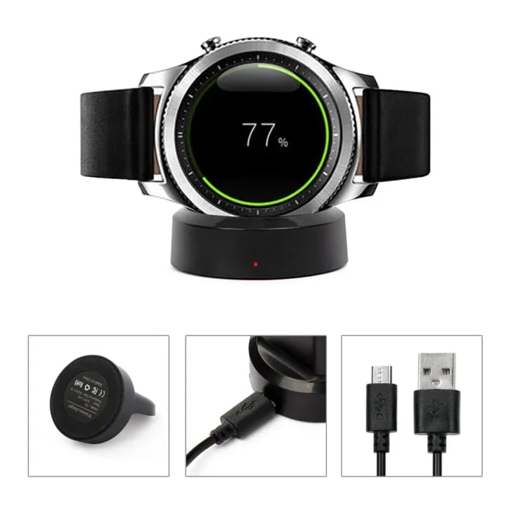 Wireless Charger For Samsung Gear S4, S3 Classic/Frontier, Gear S2, Gear S2 Classic Smart Watch - image 3
