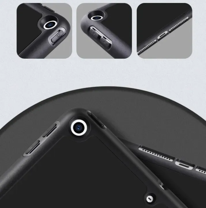 Case with Pencil Holder for 10.2-inch iPad 9th/ 8th/ 7th Generation - Soft TPU Back Cover for 10.2" iPad (2021/ 2020 / 2019 Model) - image 4