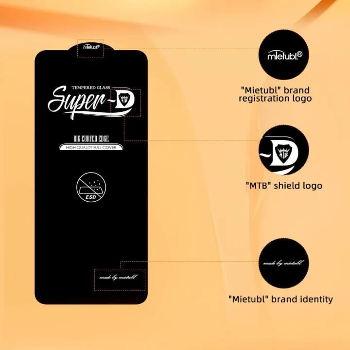 Glass for ONEPLUS NORD 5 / 15R 5G 1+ - Super D Tempered Full Cover Screen Protector - Edge to Edge Guard - image 2