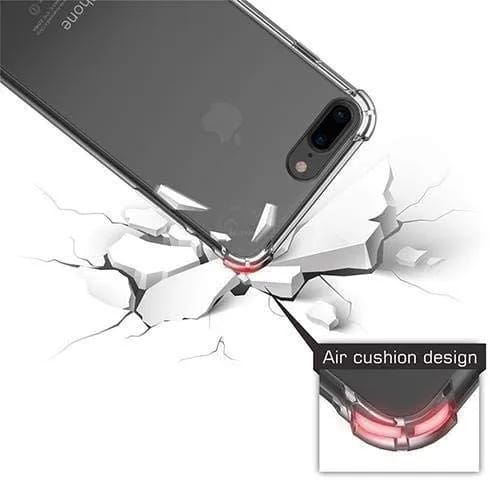 For iPhone 7 Plus / 8 Plus Case Cover - Crystal Clear/Ultra-Slim/Hard PC + Soft TPU Transparent Back Cover - image 3