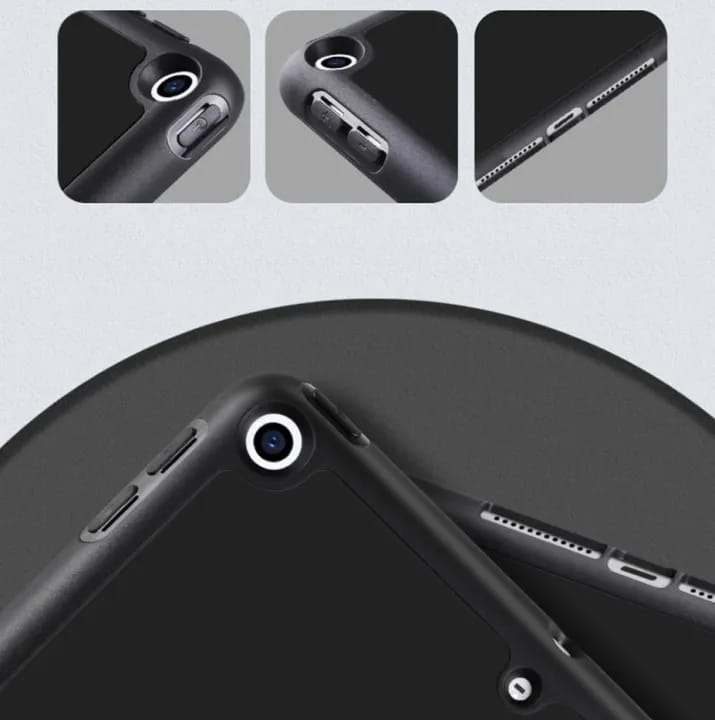 Case with Pencil Holder for 10.2-inch iPad 9th/ 8th/ 7th Generation - Soft TPU Back Cover for 10.2" iPad (2021/ 2020 / 2019 Model) - image 4