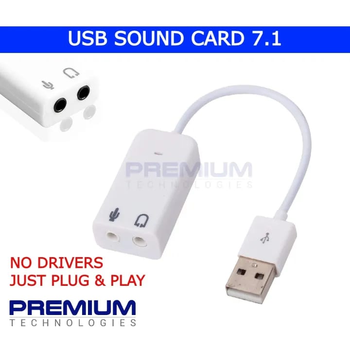 USB Sound Adapter 7.1 USB Sound Card Virtual 3D External USB Microphone USB Audio 3.5mm Jack For Laptop PC Earphone Notebook D1P3 - image 3