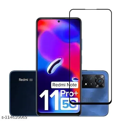 2 pc - Tempered Glass For Redmi Note 11 Pro 4G/5G - 11D Glass Full Screen Protector - image 3