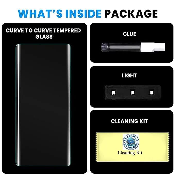 UV Curved Glass for Realme 11 Pro Plus + - Premium (UV) Tempered Glass Screen Protector - Borderless - image 5