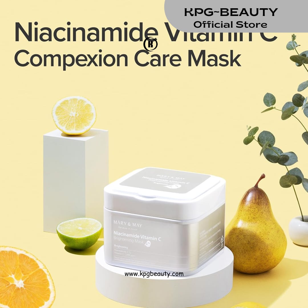 Mary & May Niacinamide Vitamin C Brightening Mask – Daily Glow Sheet Mask (30 Sheets) KPG BEAUTY - image 3
