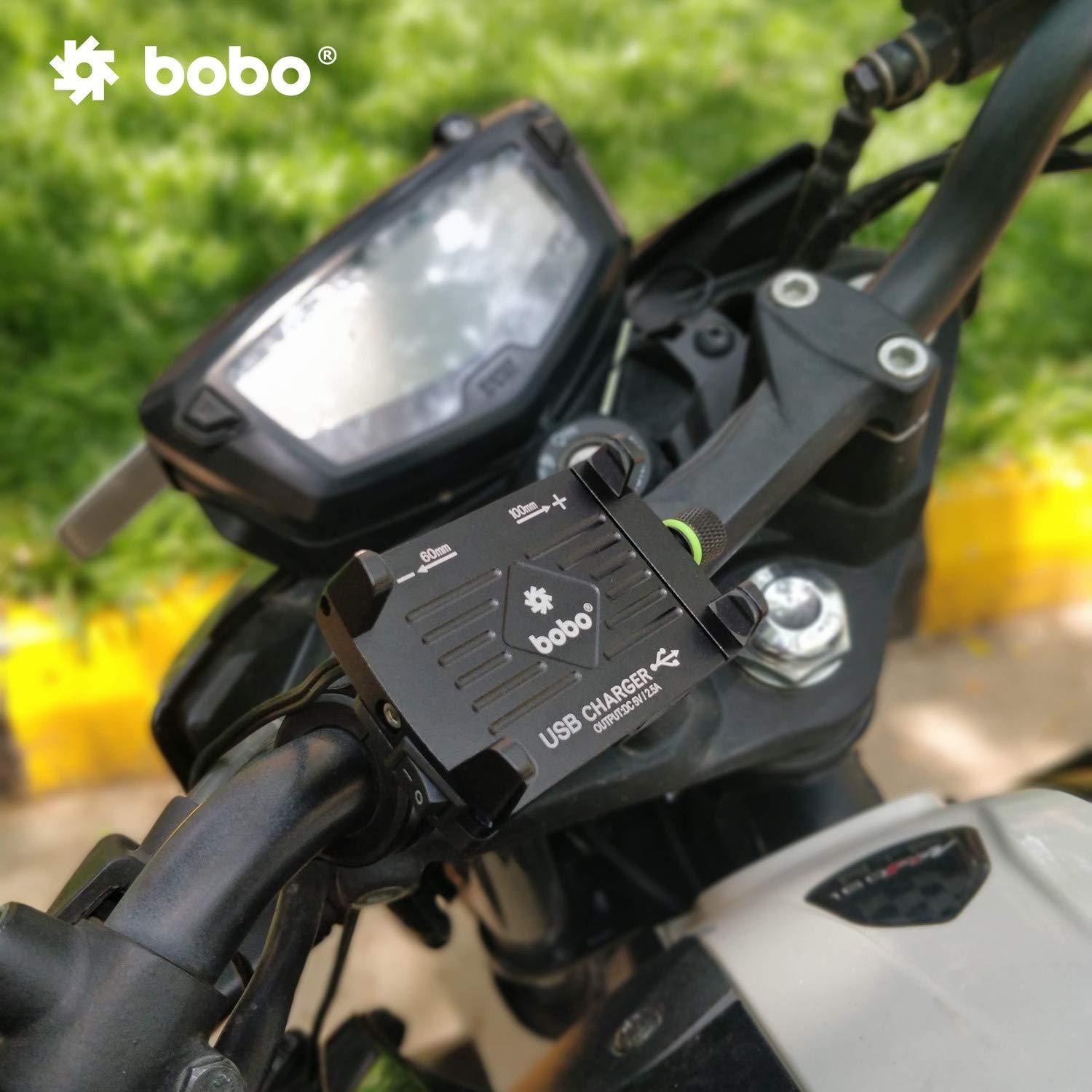Phone And Go Pro Holder With Usb Charger 12-24V And 2.5A Motorbike Bracket Waterproof And Aluminum - image 3