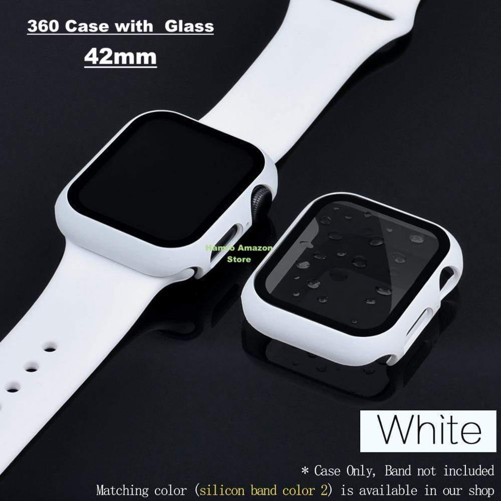 Apple Watch 360 Hard Cover Defense Edge With Glass 42mm (White) - image 1