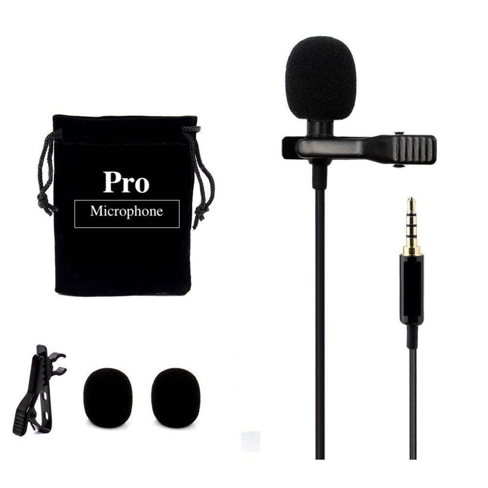 Professional Best Small Mini Lavalier Lapel Lav Condenser Microphone For Apple Iphone Android Windows Smartphones - image 1