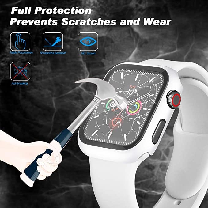 Apple Watch 360 Hard Cover Defense Edge With Glass 42mm (White) - image 3