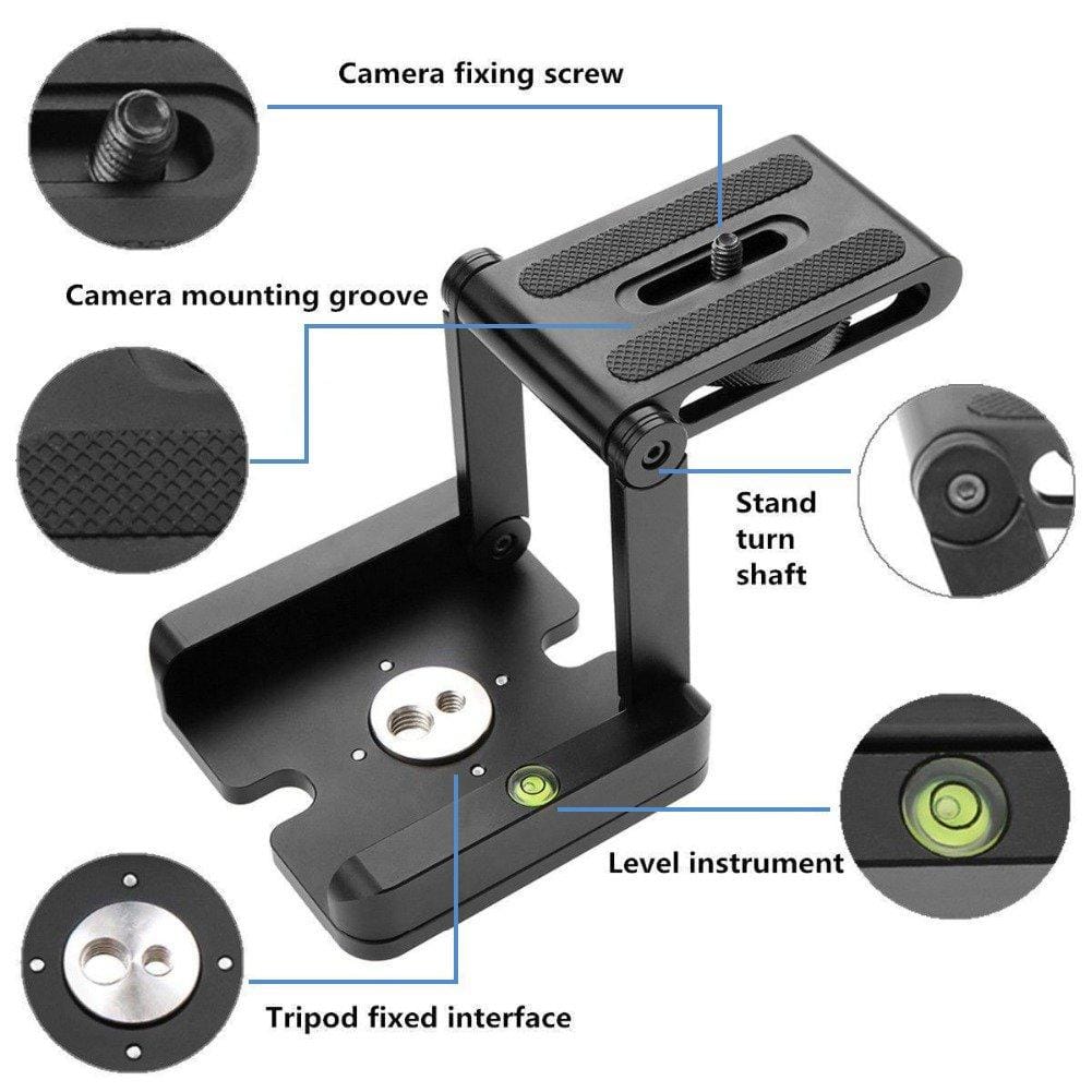 Aluminum Folding Z Pan Release Plate Stand Holder For Camera - image 3