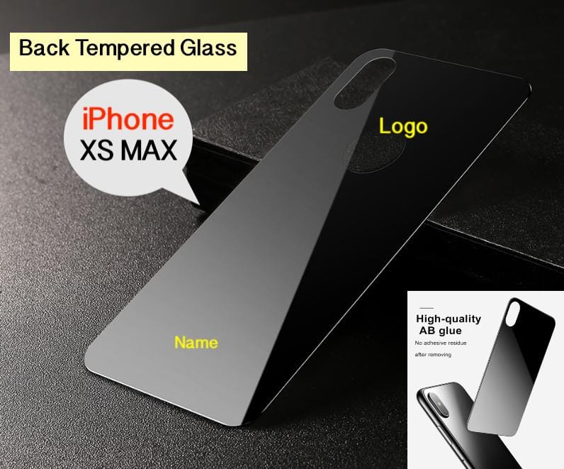 New 6D Anti Scratch 9H Back Tempered Glass Guard Screen Protector for iPhone Xs Max - image 1