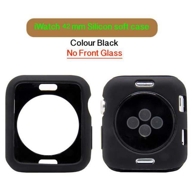 Black Colour Soft Flexible Anti-Scratch Lightweight Protective 42Mm Iwatch Case - image 1