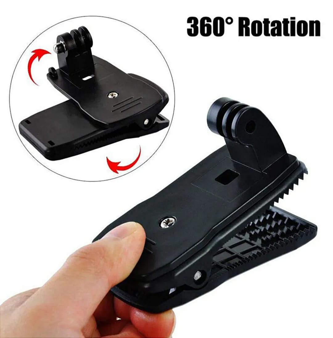 Dual Action Camera Backpack Clip Mount Rucksack Clip Mount For Action Camera And Go Pro - image 3