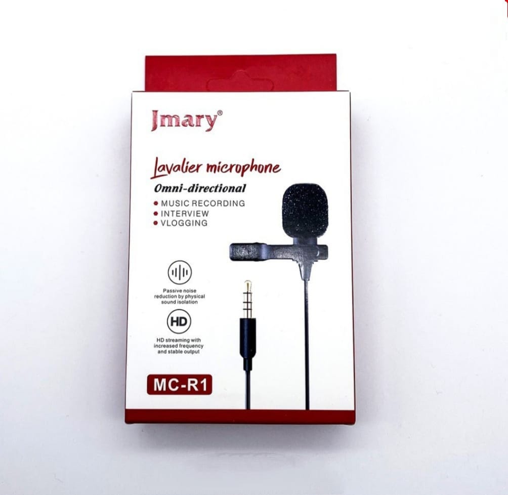 Jmary Professional Lavalier Lapel Microphone for Mobile Recording Mic for YouTube Video Interview - image 3