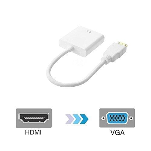 Hdmi To Vga Adapter Apply To Notebook Ultrabook Dvd Smart Tv Box Computer Projector And Other Hdmi Input Device - image 2