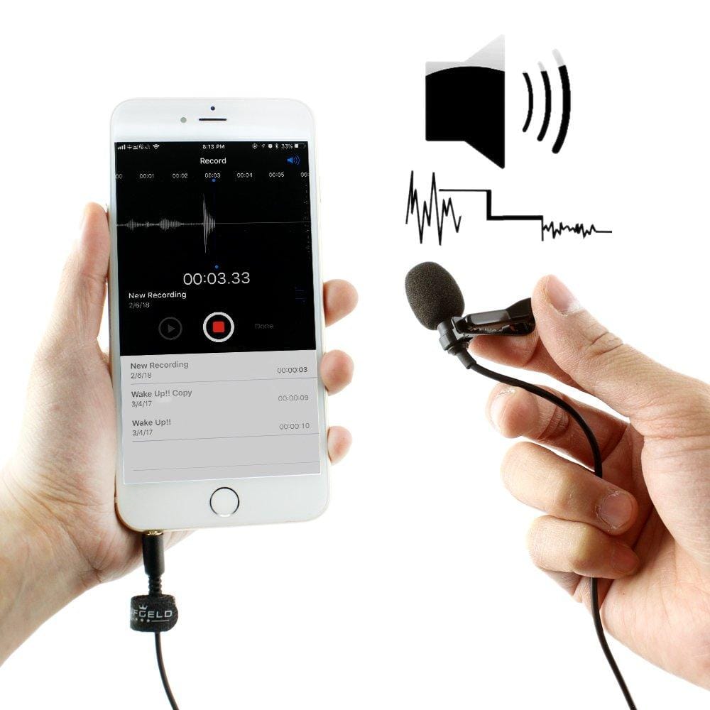 Professional Best Small Mini Lavalier Lapel Lav Condenser Microphone For Apple Iphone Android Windows Smartphones - image 3