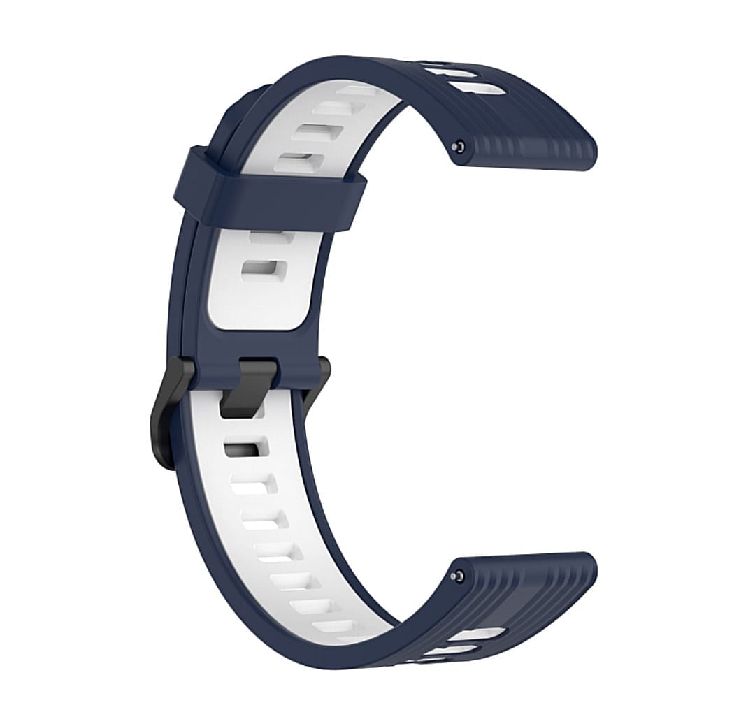 22mm Quick-Release Sports Silicone Band For Smart Watch Double Color - image 4