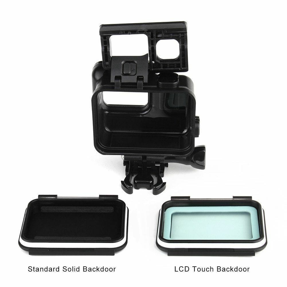 45M Diving Waterproof Housing Case for GoPro Hero7/6/5 Black with Replaceable Back Cover - image 2