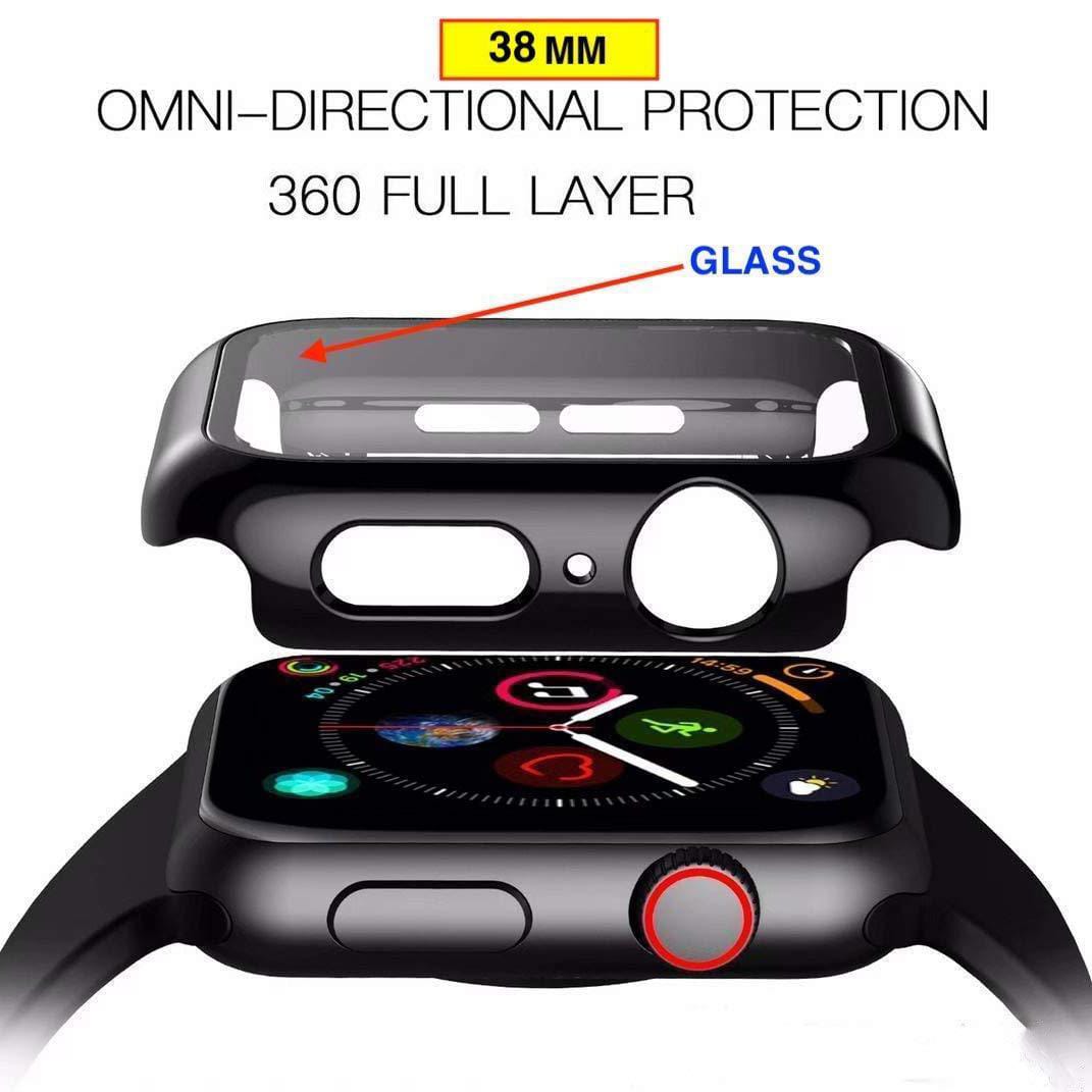 Apple Watch Hard Cover Defense Edge With Glass Black (38Mm) - image 1