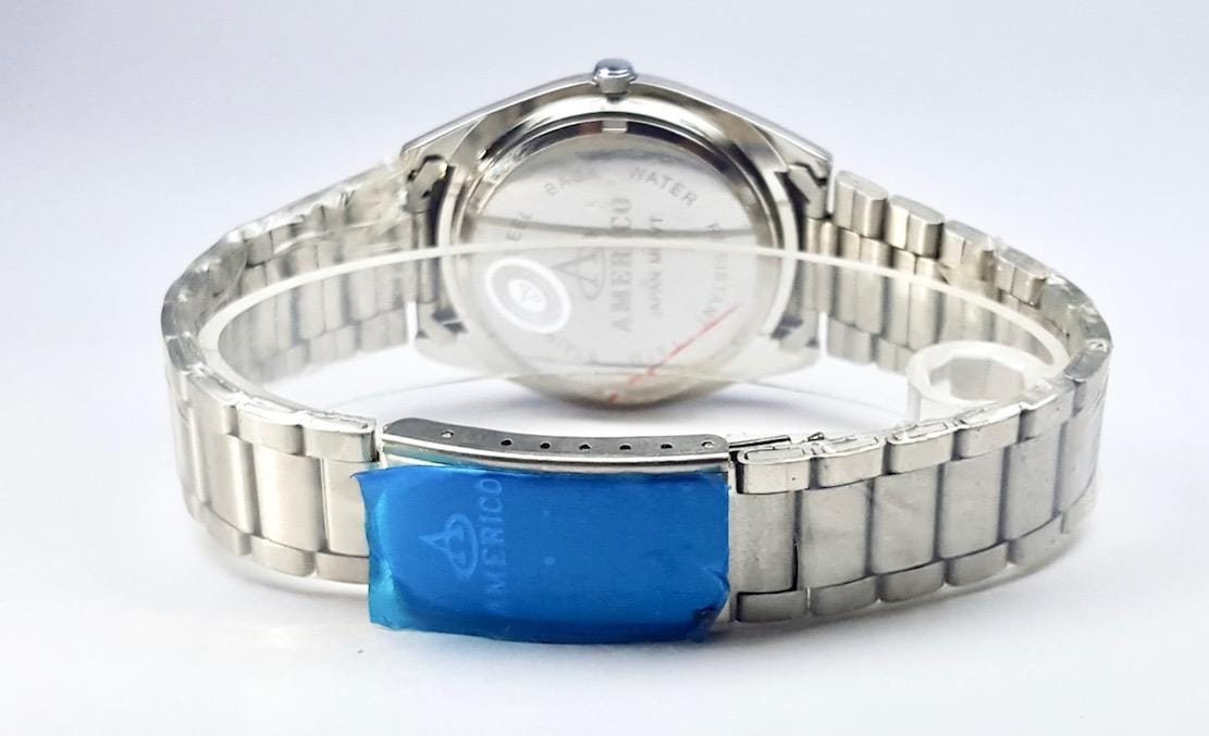 Americo Watch Steel Color Blue dial white for Women - image 2