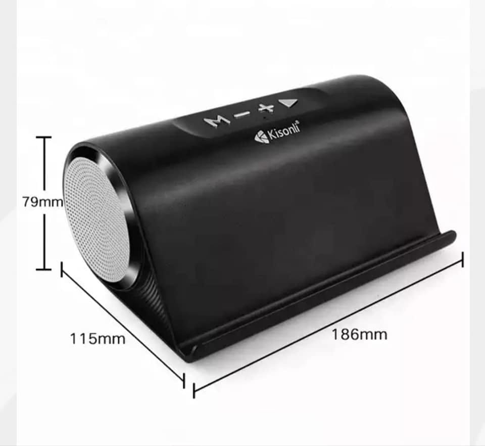 Kisonli KS-1981 Portable 1200mAh High Power Mobile Phone Stand Wireless Music BT Mini Speaker FM - image 2