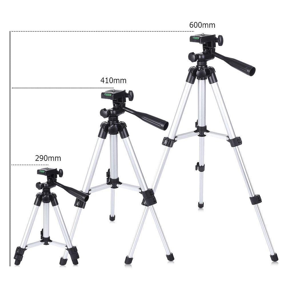 3120 Aluminum Lightweight Tripod Max height 1.97ft,Min length 0.94ft With Bag and Mobile Holder - image 3