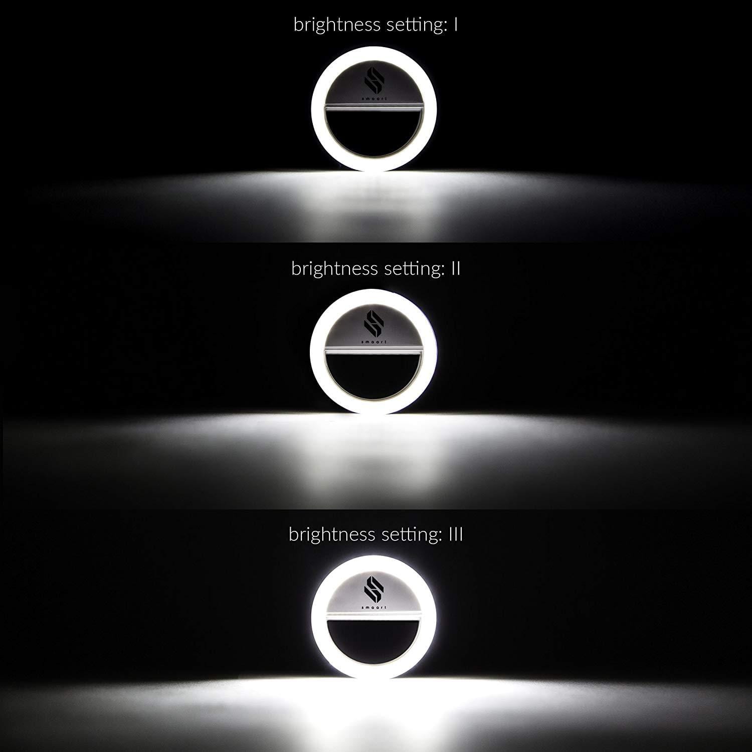 Ring Light LED 3-level Adjustable Brightness Night Lighting LED Light for Mobile - image 3