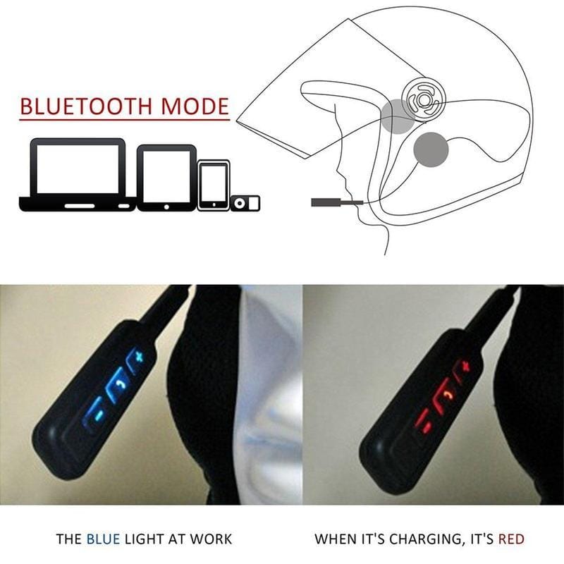 Motorcycle Helmet Bluetooth Headset Hands-Free Headset Call Headset Microphone - image 3