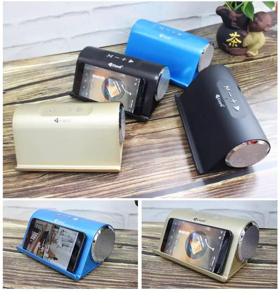 Kisonli KS-1981 Portable 1200mAh High Power Mobile Phone Stand Wireless Music BT Mini Speaker FM - image 3