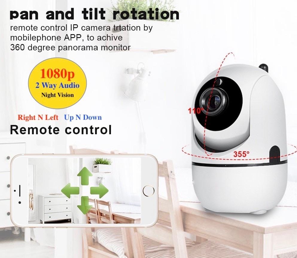Wireless Security Wifi Camera For Home Security Surveillance With Ptz Two Way Audio Motion Detection Night Vision. - image 4