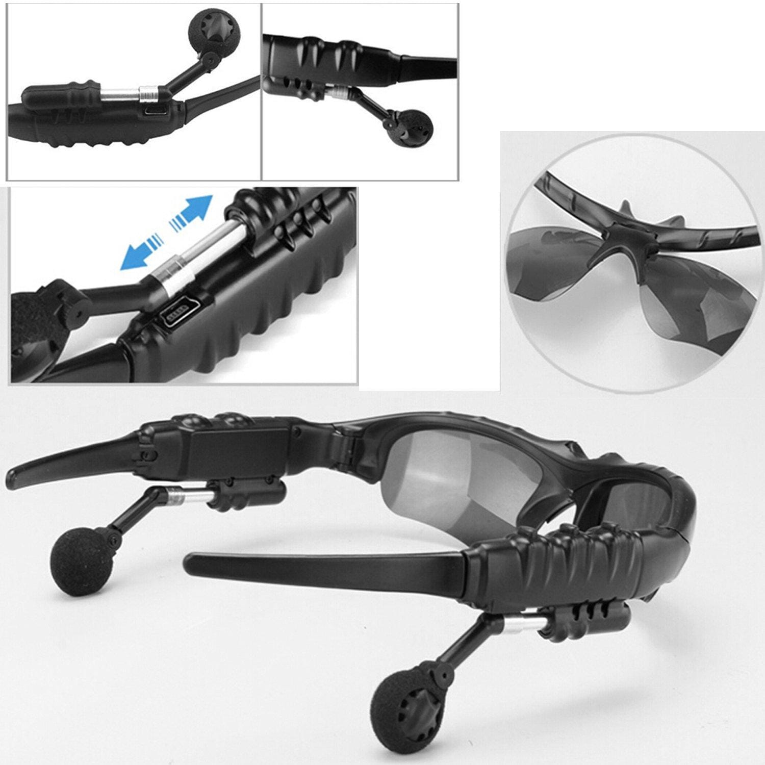Bluetooth Handsfree Mp3 Sunglasses And Earphone For Tablet, Pc, Smartphones - image 3