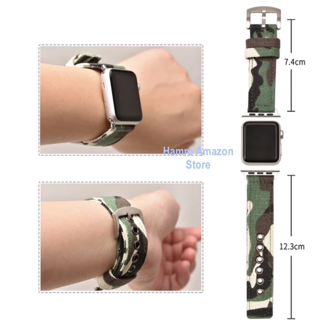 Military Combat Strap for Apple Watch Band 42MM and 44mm - image 4