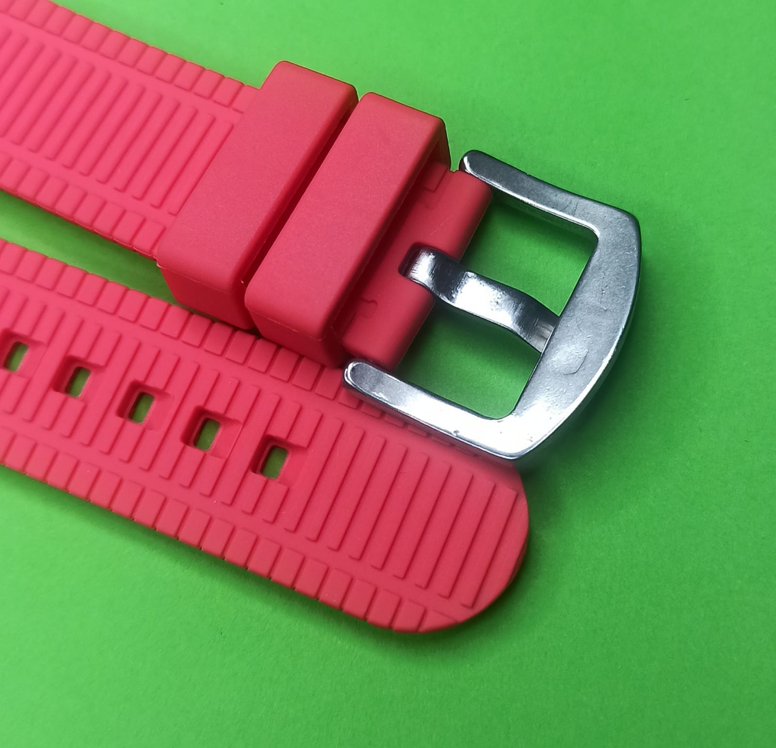 Tire Tread Rubber Soft Silicone Sport Band For 42mm And 44mm Apple Watch - image 3