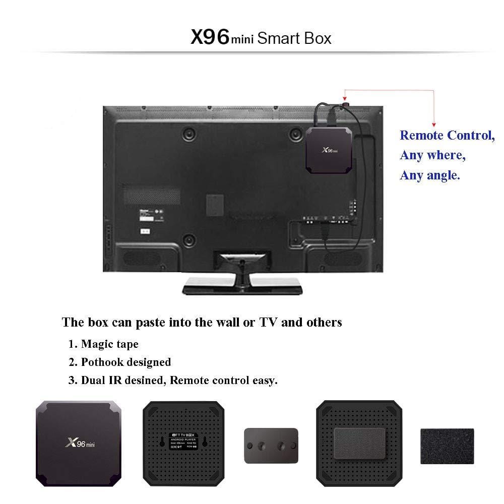 X96 Mini Android Tv Box Android 7.1 Smart Tv Box Quad-Core 2Gb+16Gb 4K Hd Wifi Media Player With Remote Controller - image 2