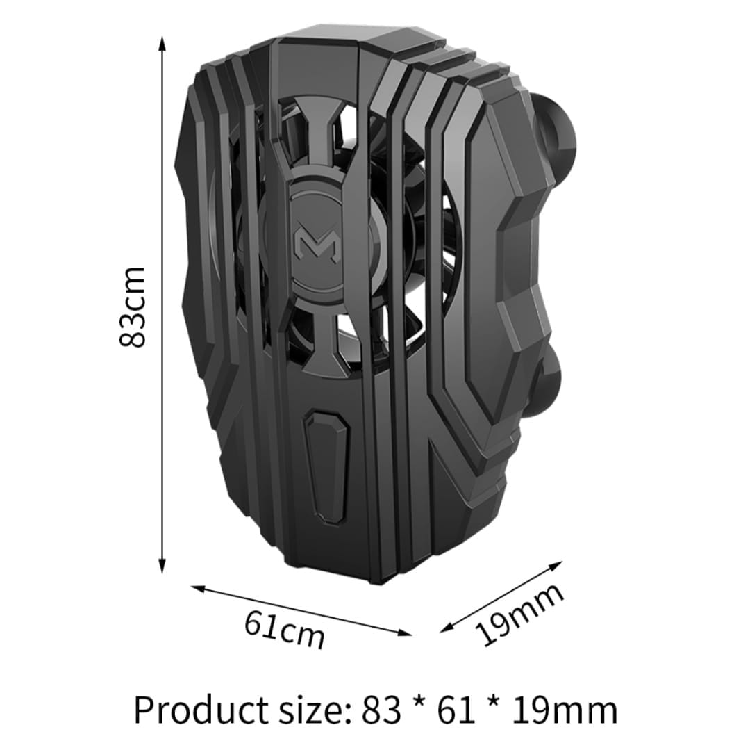 FL01 Mobile Radiator Gaming Cooling Fan Game with free finger sleeves Pad Holder Heat Sink Cooler for Pubg, Cod, Free fire & Fortnite and More - image 4