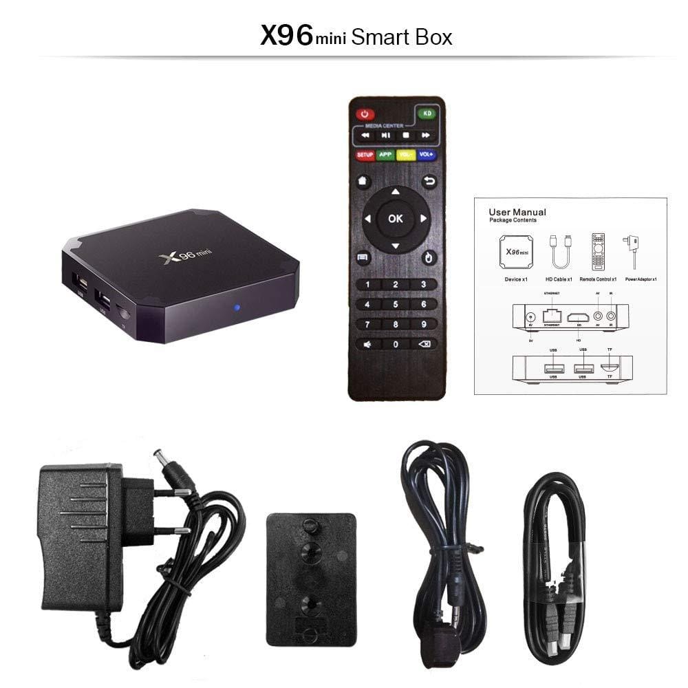 X96 Mini Android Tv Box Android 7.1 Smart Tv Box Quad-Core 2Gb+16Gb 4K Hd Wifi Media Player With Remote Controller - image 3