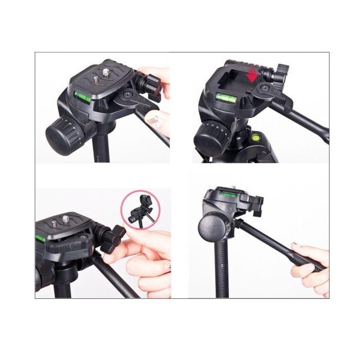 Pro Universal Tripod Stand Ball Head Kit For Canon Nikon Camera Camcorder - image 2