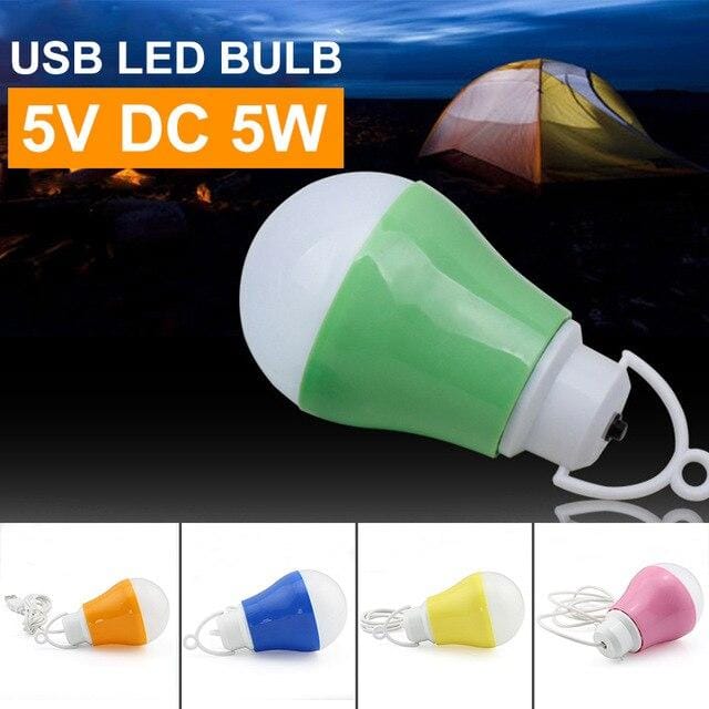 Portable Usb Led Bulb Camping Tent Light Emergency Light 5W White For Garage Warehouse Fishing Boat Outdoor Activities Hiking - image 2
