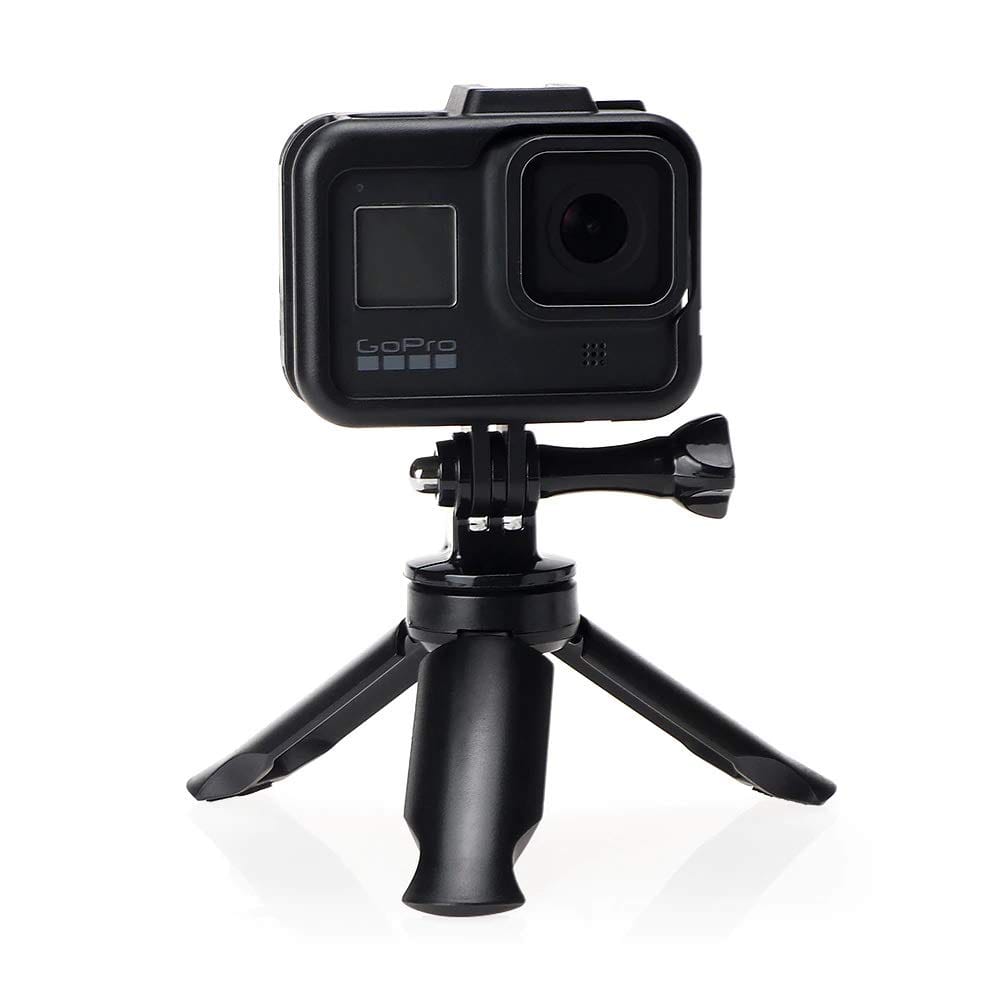 Plastic Protective Housing Case Frame Mount Compatible with GoPro Hero 8 with Microphone Hot Shoe Mount - image 3